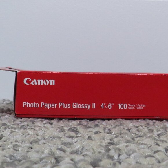 Canon* Sealed Box Inkjet Photo Paper Plus Glossy‎ II 4" x 6"~ 100 Sheets - Picture 4 of 6